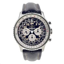 Breitling Navitimer Cosmonaute Stainless Steel Watch 41mm Manual Wind A12019 picture