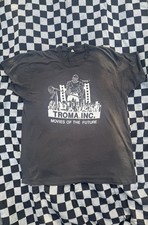 VTG 1980s Troma Entertainment Cityscape Tee - Screen Stars XL - Toxic Avenger picture
