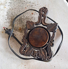 50s 60s Vintage Paragon  Electric Trivet Cast Iron Copper HOT Plate WORKS picture