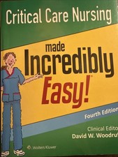 Incredibly Easy Series®: Critical Care Nursing Made Incredibly Easy by... picture