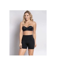 Leonisa Women's Stay-in-Place Seamless Slip Shorts - Black NWT Large picture