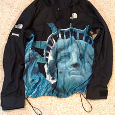 Supreme x The North Face Men's Full Zip Hooded Jacket Lady Liberty Size Large picture