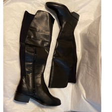 Baretraps Anika Wide Calf Black Over The Knee Wide Calf Boots Size 11W picture