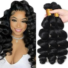 Human Hair Bundles Loose Wave 100% unprocessed Brazilian Virgin Hair Extension picture