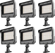 Lightdot 6-Pack 120W LED Parking Lot Lights 16800LM 5000K Commercial Outdoor picture