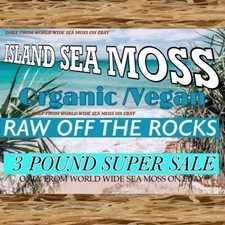 3 POUNDS RAW  SEA MOSS ORGANIC/ VEGAN 🔥🔥🔥BUY 2 GET 1 POUND FREE😻😻🔥 picture