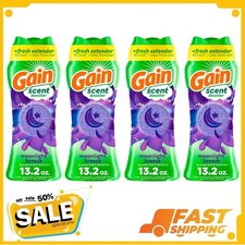 ( 4 Pack ) Gain Laundry Scent Beads, Moonlight Breeze Scent, 13.2oz picture