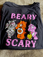 Torrid Care Bears Beary Scary Halloween Graphic Tee Size 1 (1X 14/16) NWOT picture