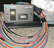 REMOTE GAS START SWITCH PANEL ONAN SILENT HOUR METER W/ 25' HARNESS 8PIN PLUG picture