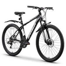 26/27.5 Inch Mountain Bike, Aluminum Frame MTB, Dual Disc Brakes, Comfort Foam picture