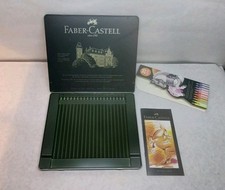 Faber-Castell Polychromos Colored Pencil Tin Case Holds 20 Colors w/ Inserts picture