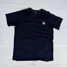 Carhartt Force Shirt, Pocket, Stretch, Logo, Black, Male, Medium picture