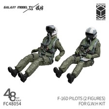 Galaxy FC48054 1/48 3D‑Printed F‑16D Pilots Set (2 Figures) for G.W.H Kit picture