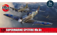 Airfix Supermarine Spitfire Mk.Vc 1:72 Scale Plastic Model Airplane Kit A02108A picture