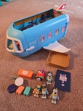 Bluey 3-in-1 Transforming Plane Playset with The Heelers, Plane Transforms to... picture