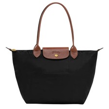 Longchamp Le Pliage Medium Tote Bag  Navy  Women’s Nylon Leather Shoulder picture