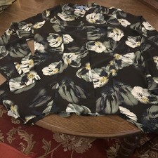 Simply Vera Vera Wang Women's Multi and Black Blous picture