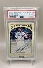 2011 Topps Gypsy Queen David Ortiz Auto Hard Signed Autograph PSA 10 Red Sox picture