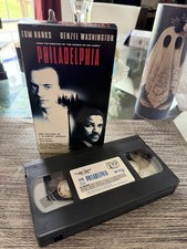 Vintage Columbia TriStar 1993 VHS “Philadelphia” Tom Hanks PG-13 CC NTSC picture