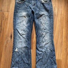 Diesel Men's Blue and Navy Jeans picture