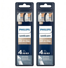 8-Pack Genuine Philip A3 Premium All-in-One Sonic Toothbrush Replacement White picture