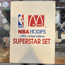 NBA Hoops 1992 McDonald's Limited Edition Superstar Set 62 Cards picture