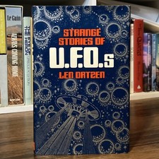 Strange Stories of UFOs - Len Ortzen (1st edition 1st print HC) Taplinger, 1977 picture