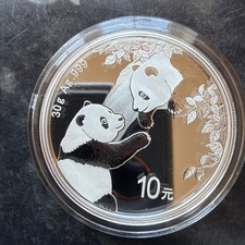 2023 CHINA SILVER PANDA – 30g .999 FINE SILVER- 10 Yuan - In Capsule  picture