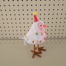 Target 2023 Wondershop Christmas Featherly Friends Fabric Bird ~ Tinsel picture