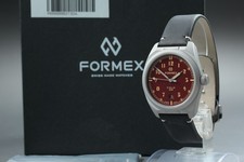 [Box Paper] FORMEX Field 0660.1.6573.711 Mahogany Red Auto Date Swiss Made Watch picture