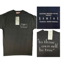 Vintage 1995 Keanu Reeves Hamlet T Shirt Manitoba Theatre Centre NWT XL USA RARE picture
