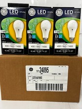 QTY 15 GE LED 3-Way 4/7/13W Soft White LED Light Bulbs, A19 Medium Base 24095 picture