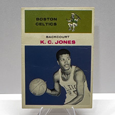 1961-62 Fleer K. C. Jones #22 Boston Celtics Backcourt Base Set HOF RC Rookie picture