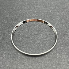 28.6mm Watch Chapter Ring Silver Gold Black 316L Stainless Steel for SKX013 picture