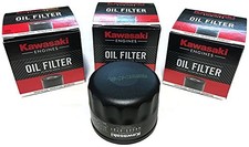 Pack of 3 Genuine Kawasaki 49065-0736 49065-0721 49065-7007 Oil filter picture
