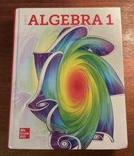 Algebra 1 2018 Glencoe Student Edition Hardcover Mcgraw-Hill School Textbook picture