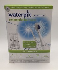 WATERPIK WP-861W COMPLETE CARE 5.0 WATER FLOSSER SONIC TOOTHBRUSH WHITE picture