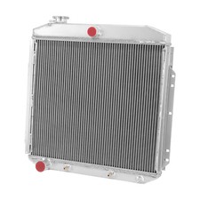 Aluminum 4 Row Radiator Fit 1953-1956 Ford F100 F-250 F-350 Pickup Truck L6 V8- picture