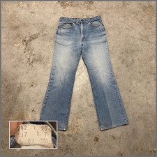 Vintage 80s Levi’s 517-0217 Bootcut Jeans Perfect Fade Made in USA True 30x30 picture