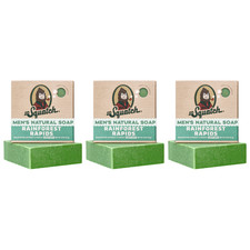 Dr. Squatch Men's Soap Rainforest Rapids 5 oz 3-Bar Pack picture