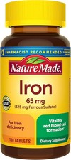 180 Tabletas De Hierro 65mg Con Vitaminas Mejor Pastillas Para Mujeres Y Hombres picture