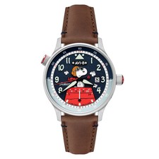 AVI-8 Snoopy Peanuts Flying Ace Azure Aviator McKellar Dual Time Limited 530 picture