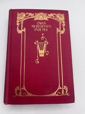 Antique 1880s Owen Meredith’s Poems Robert Lord Lytton Crowell Gilt Hardcover picture