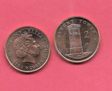 ISLE OF MAN KM1254 2008 2PENCE UNCIRCULATED-UNC MINT-BU EXCELLENT COIN picture