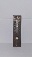 antiq. cast bronze door backplate ornate Ceylon pattern P. & F. Corbin 1895–1905 picture