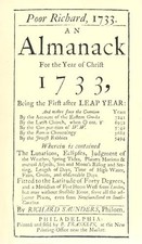 Poor Richard's Almanack, 1733: For the..., Ben Franklin picture