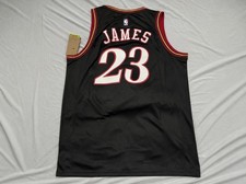 2026 LeBron James #23 Philadelphia 76ers Retro Black Jersey Size Medium picture