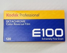 Ektachrome100 ExtremelyFineGrain/Reversal color  film 120/5rolls in original box picture