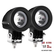 2Pcs 10W Spot Mini LED Work Light 2 Inch Round LED 2Pcs 10W Spot LED Light picture