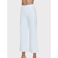 Pistola Lana Crop Cuffed Hem High Rise White Women's Sz 27 picture